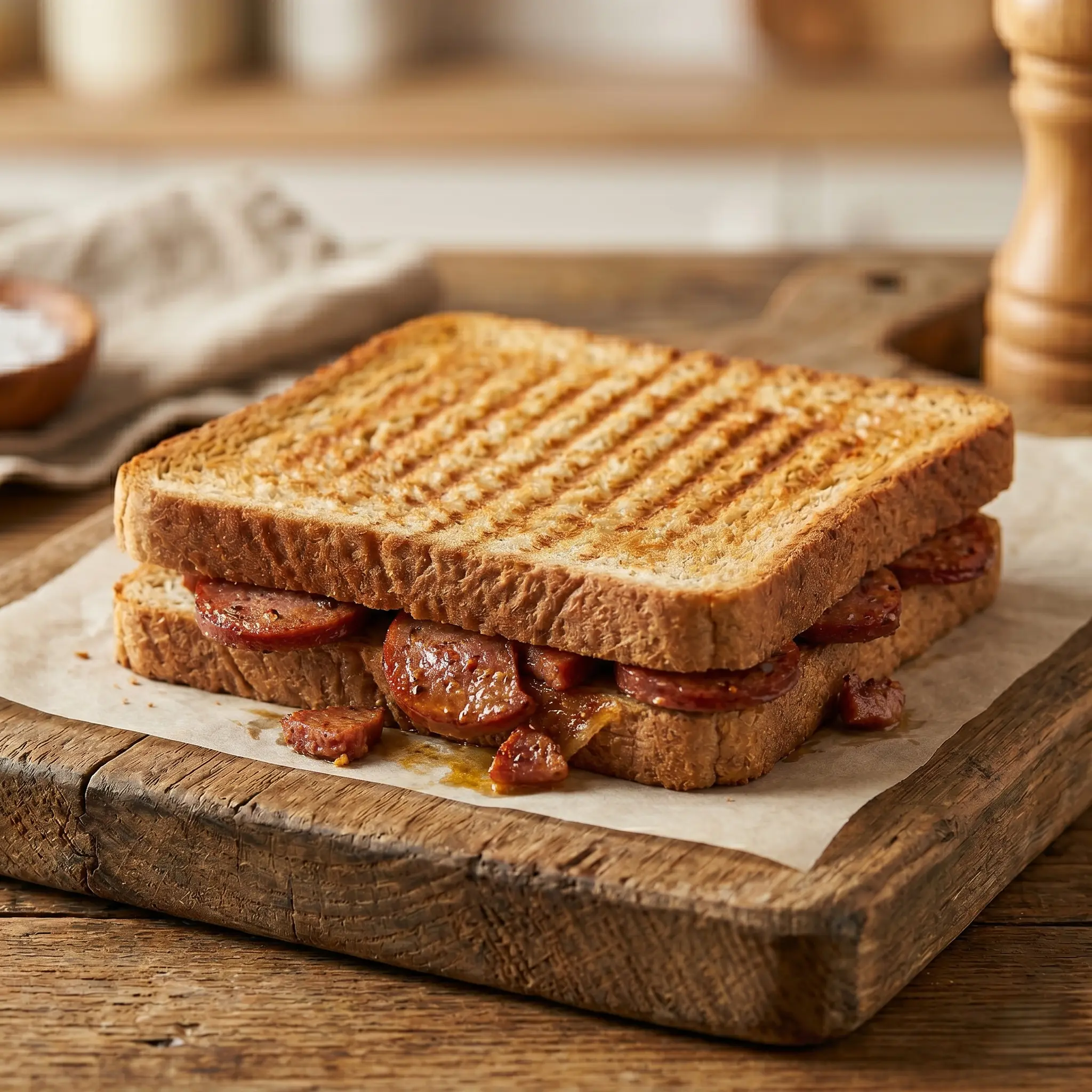 Çıtır Sucuklu Tost (11x11 cm)